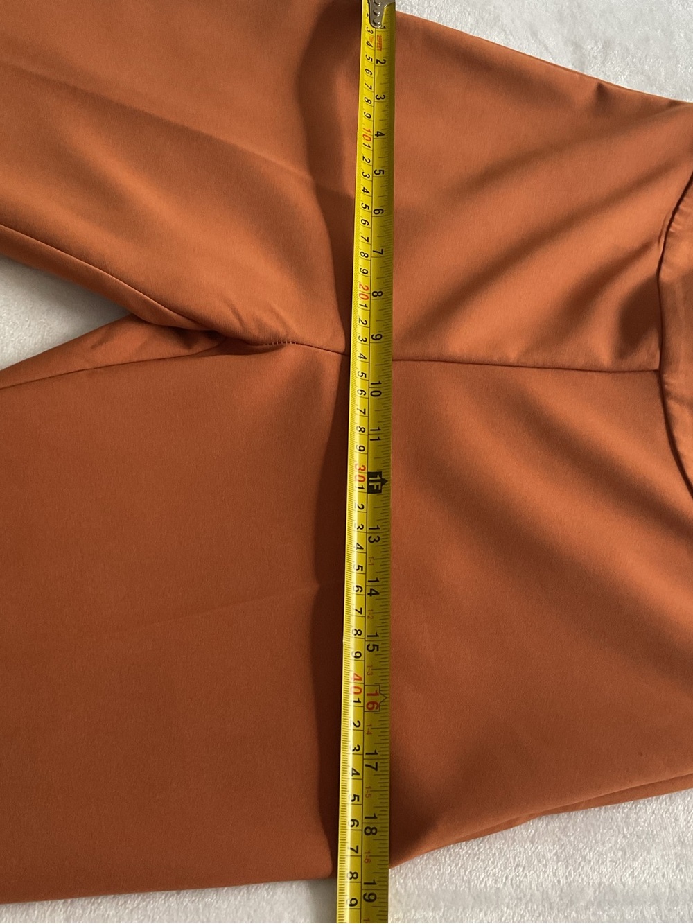 Socialite Rust Leaf High Rise Bootcut Pants Women’s Large Stretch NWT - Picture 11 of 13